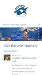 Mobile Screenshot of berlinerhaie.de